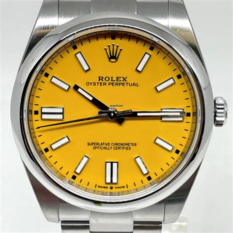 rolex op yellow